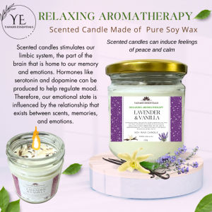 Aromatpy Scented Candle Handmade Pure Soy Wax Combination of Relaxing Scents
