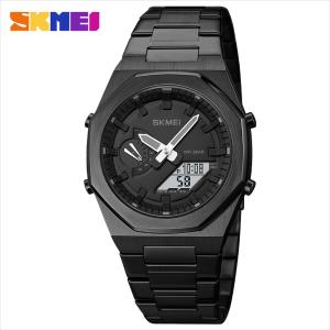 Jam Tangan Analog Digital SKMEI PRIA - 1816 - Black WHITE Water Resis 30m