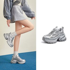 Camel Womens 8cm Thick-soled Shoes Fashion Casual Sports Sneackers