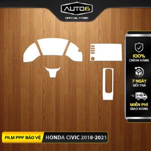 HONDA CIVIC [2018-2021] - Film PPF dán bảo vệ nội thất ô tô [FULL BỘ] chống xước làm mờ đi các vết xước cũ hiệu quả giữ lại độ zin cho xe của bạn