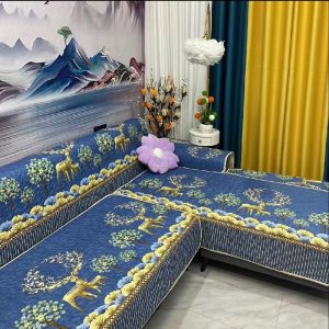[anti-fouling and anti-penetration] All seasons high quality non-slip sofa cushions Skin-friendly Universal sofa Protective cover Living Room Home Decor cover ng sofa L shape