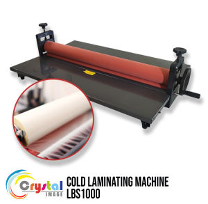 Manual Cold Laminating Machine Officom LBS750 750mm (29.5") Heavy Duty Metal Body Non-Electric Roller Laminator for Wide Format Photo Printing Signage