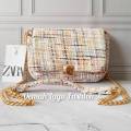 TAS WANITA ZARA TWEED SPEEDY BOWLING PREMIUM. 
