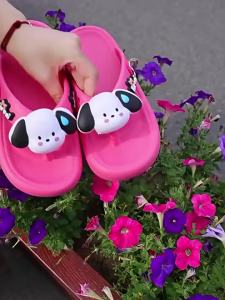 WomenS Summer Flip-Flops Cute Cartoon Thick-Soled Indoor And Outdoor Non-Slip Dual-Use Sandals