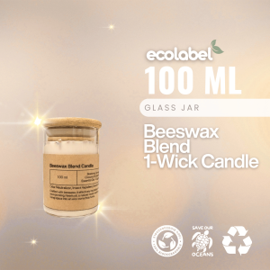Natural Beeswax Blend 3-Wick Candle Beeswax + Soy wax Coconut Oil Neem Oil & Essential Oils