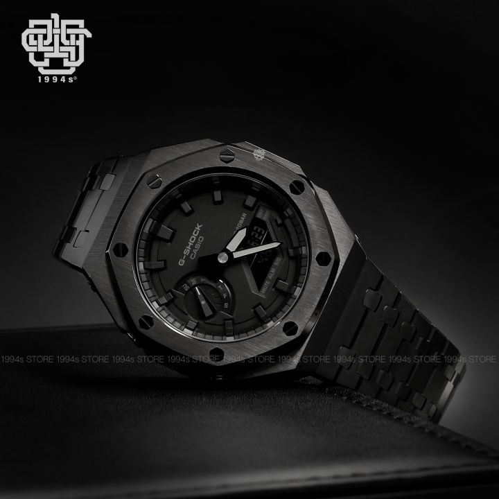 Royal Oak Casio 2100 Đồng Hồ Nam G-Shock GA-2100-1A1 Custom AP