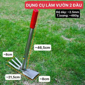 Dụng cụ làm vườn trồng cây cao cấp - Thép mangan dày dặn (siêu bền đẹp chắc chắn)