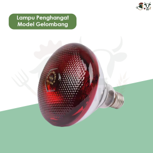 Lampu Infrared Penghangat Hewan Ternak Unggas Ayam Bebek Babi Kambing Domba Sapi Lampu Pemanas Kandang Ternak