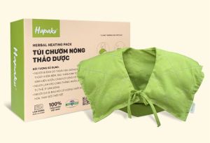 Túi Chườm Thảo Dược Vai Gáy Cổ Hapaku Làm Nóng Bằng Lò Vi Sóng Giảm Đau Nhức Mỏi Vai Thư Giãn