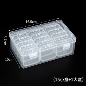 15/30pcs Durable Plastic Storage Organizer Set Diamond Painting Beads Box DIY Art Crafts Small Box