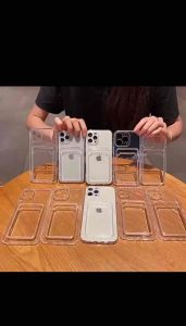 Case Wallet OPPO A3X A60 A3 PRO A15 A18 A15S F1S A53 A59 A1K A16 A31 A37 A37F A77S A39 A57 A38 A58 A78 4G A3S A5S A11K A12 A7 A52 A72 A92 A54 A55 A74 A76 A96 A95 4G 5G NEO 9 A5 A9 A92020 2022 Casing slot Hp Bening Transparent Soft TPU Phone Card Holder