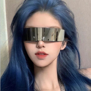 AE Kính râm chống ánh sáng phong cách công nghệ tương lai Cyberpunk Sci-Fi led Khiêu vũ disco ins Nam giới có ảnh hưởng trên nữ nhân viên quán bar