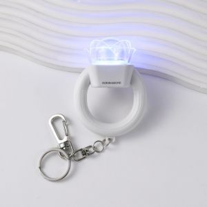ZEROBASEONE Mini Light Stick Keychains ZB1 Rose Ring Lamp keyring