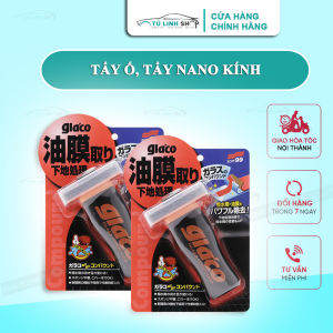 Dung dịch tẩy ố tẩy Nano kính ô tô Glass Compound Roll on - Soft99 - Tẩy Kính Chuyen Dụng