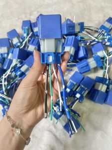 COMBO 2 rơ le Nissan 4 chân 5 chân 6 chân 12v dùng trong ô tô xe tải kèm đế