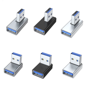 USB 3.0 Đầu Đực thành đầu cái kết nối bộ chuyển đổi USB 3.0 tiêu đề 90 độ lên góc phải máy tính xách tay Máy Tính Xách Tay PC cổng kết nối