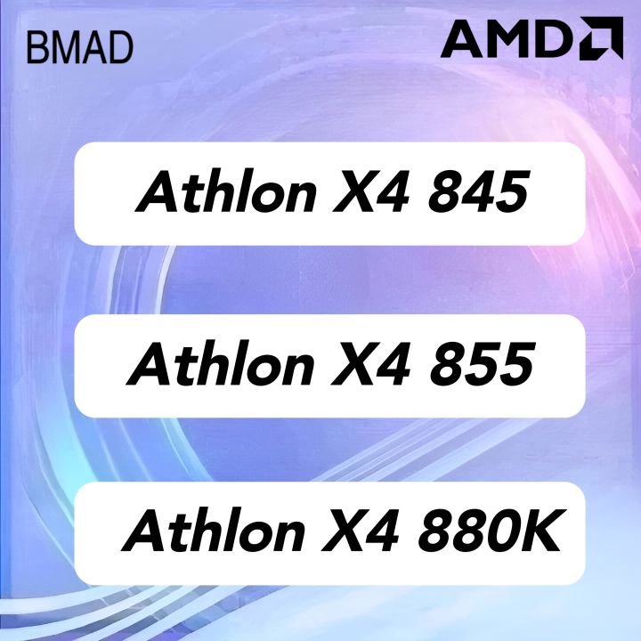 ใช้ AMD Athlon X4ชุดประมวลผล4แกน4สาย X4กรีฑาด้าย880K 855 845 CPU ...