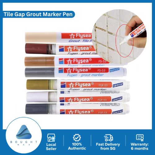Tile Gap Grout Marker Pen Filler Floor Wall Tiles Sealer Toilet