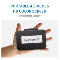 EIVUB Fish Finder SYANSPAN 140° Underwater Video Camera For Fishing 4.3" Screen 8 IR LED Night Vision Fish Camera can be Fixed on Rod LKJNV. 