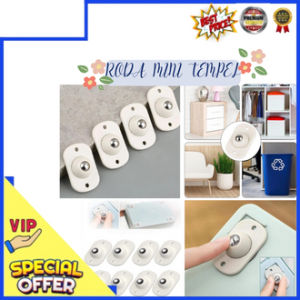 Roda Tempel Mini Universal 360 derajat Serbaguna / Roda Storage Box Organizer Laci Susun
