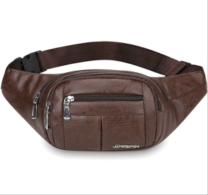 COD💦🚚การจัดส่งในประเทศไทย🚚 กระเป๋าคาดลำตัวผู้ชาย หนัง PU กันน้ำ สไตล์ลำลอง สำหรับเล่นกีฬา เดินทาง ท่องเที่ยวกลางแจ้ง แบบสะพายข้าง พร้อมสายสะพายสำหรับธุรกิจ