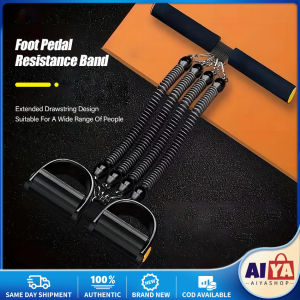 Fitness Pedal Home Waist Slimming Pulling Resistance Band Portable Elastic Foot Pedal for Exercise Training Pull Rope