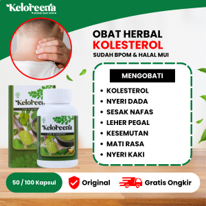Keloreena Obat Kolesterol Sakit Dada Sesak Nafas Nyeri Kaki Kesemutan Mati Rasa Leher Kaku Pegal