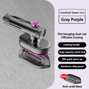 Portable Handheld Ironing Electrical Iron Household Small Mini Dormitory Clothes Travel Essential Intelligent Steam Heating Anion