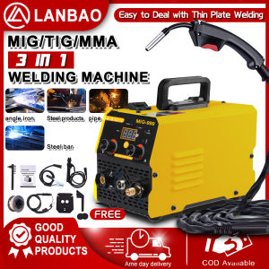 Welding Machine Set MIG-999 Gasless Welder MIG/MMA/TIG 3 in 1 Portable IGBT Technology Inverter Welder