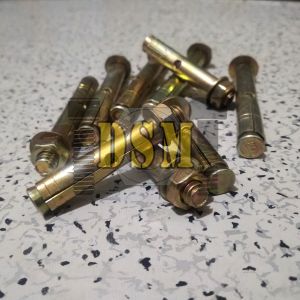 Dynabolt M10x65 / Dinabolt M10 / Anchor Bolt Kode 3727 Kuning (65 CM)