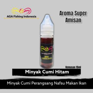 AGA Minyak Cumi Hitam Essen Penambah Nafsu Makan Ikan 15ml