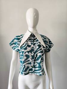 เสื้อเชิ้ต ครอป หน้าสั้น หลังยาว