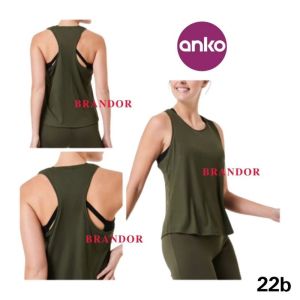 Brandor - Racerback Tank - Tanktop Olahraga Wanita By ANKO (ANTT22)