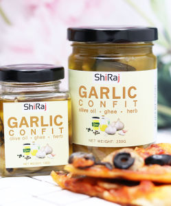 กระเทียมตุ๋น ใช้ทาขนมปัง Garlic Confit wt Ghee & Olive oil slow-cooker  NO-Vetgetable OIL