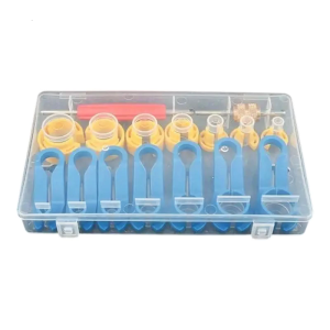 Professional Efficient Quick Disconnect Tool for Car Air Conditioning Fuels Lines with Valves Cores Remover Tool 16pcs