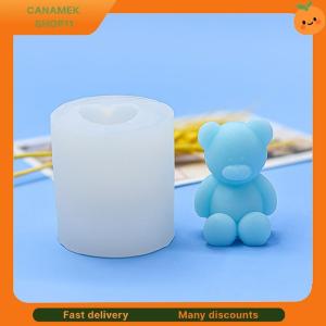 ❣️❣️❣️ Cute Little Bear Aromatherapy Candle Silicone Mold Baking Mousse Cake Mold Gypsum Decoration Concrete Molds for Candles