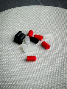 ซิลิโคน หัวไม้กลอง (ใช้ได้กับขนาด 5A / 7A ) ปลอกซิลิโคน สวมหัวไม้กลองป้องกันเสียง - ราคา/คู่