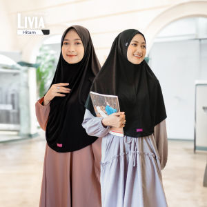 Arafa Hijab - Khimar Livia | Jilbab Kerudung Instan Non Pad Jersey Premium