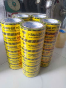 [1KG/CÂY 6 CUỘN] Băng dính đóng hàng băng keo siêu dính lõi giấy băng keo hàng dễ vỡ 1kg/ cây 6 cuộn.GIÁ 1 CÂY