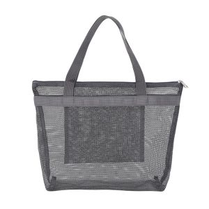 Tas Perlengkapan Mandi Berpergian Praktis Serbaguna Pria Dan Wanita Berkualitas Tinggi Bahan Jaring Nylon Kualitas Kuat Portabel