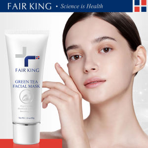 FAIR KING Green Tea Blackhead Nose Oil Control Mud Pore Face Cream Repair Fade Freckles Remove Dark Spots Melanin Whitening Facial Cream