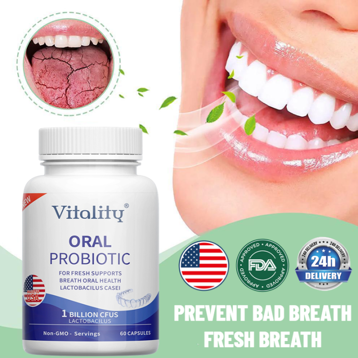 Oral Probiotics, fresh breath Bad Breath Treatment Supplement ,prevent ...