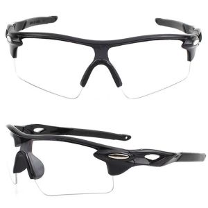THANKSKY Night Vision Outdoor Cycling Sunglasses Transparent Anti-UV Cycling Glasses Sport Running Protective Windproof Cycling Men