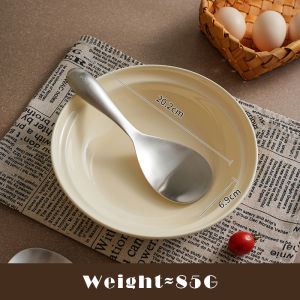 Vision 304 Stainless Steel Rice Spoon Rice Serving Spoon Rice Ladle Household Meal Spoon Dinnerware Kitchen Tools Large Rice Scoop Spoon - Versatile Durable and Easy To Clean