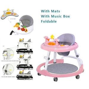 HAPYEE Baby Walker Foldable Adjustable Safety