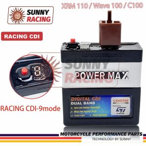 9 Mode-(Dual Band)CDI Unit Racing XRM 110 / Wave 100 / C100(5 Pins)