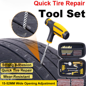 Tire Repair Tool Kit Emergency Tyre Repair Tools Car Vacuum Tire Repair Kit Tire Puncture Repair Mini Tool Kit