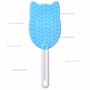 OHHDEER  Berus Mandi Haiwan Penanggal Bulu Lembut Bentuk Kucing｜Soft Cat Shape Pet Bath Massage Brush