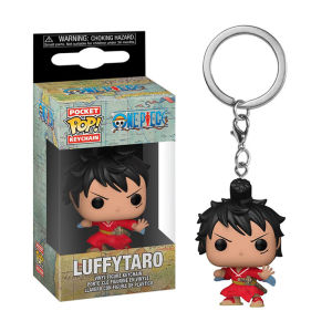 Funko POP One Piece Kimono Luffy Keychains Roronoa Zoro Action Figures Doll Collection Model Toys Key Ring
