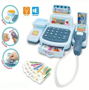Ready Stock Cashier Machine Toys Pretend Play Set Supermarket kids Play House Toys Casher Mainan Budak supermarket